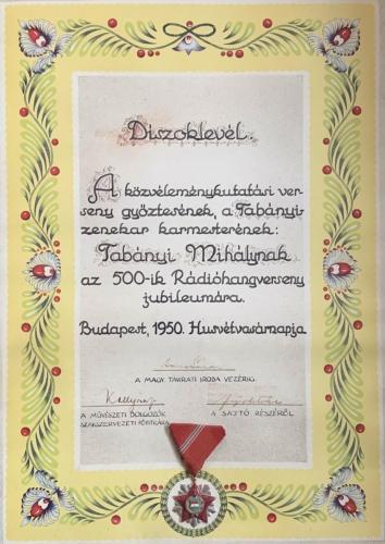 500. Rádióhangverseny