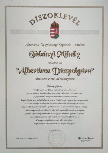 Albertirsa Díszpolgára